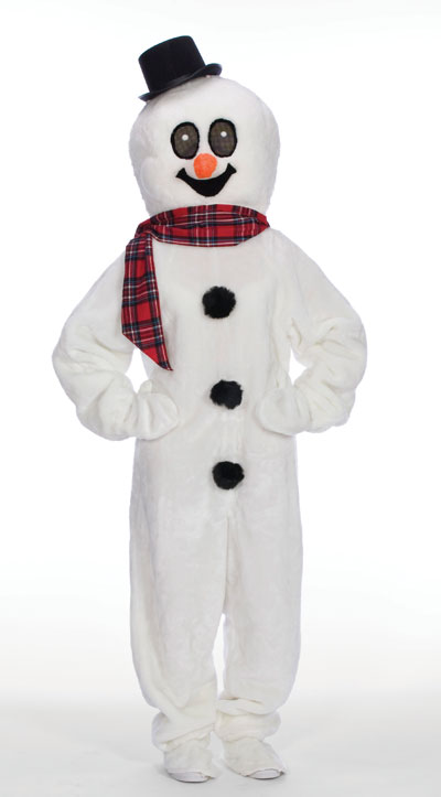 Snowman Suit with Mascot Head