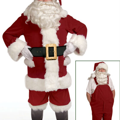 Velvet Overalls Santa