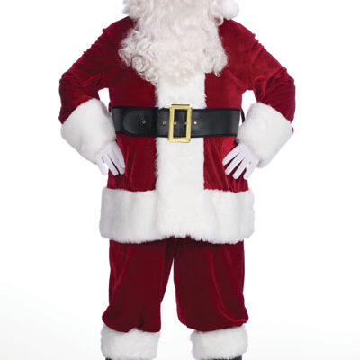 Velveteen Santa Claus Suit