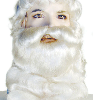 Lacey 001 Santa Claus Beard and Wig Set. Good Quality Santa Beard from Lacey