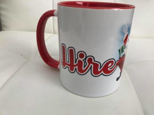 HireSanta Coffee Mug Side view