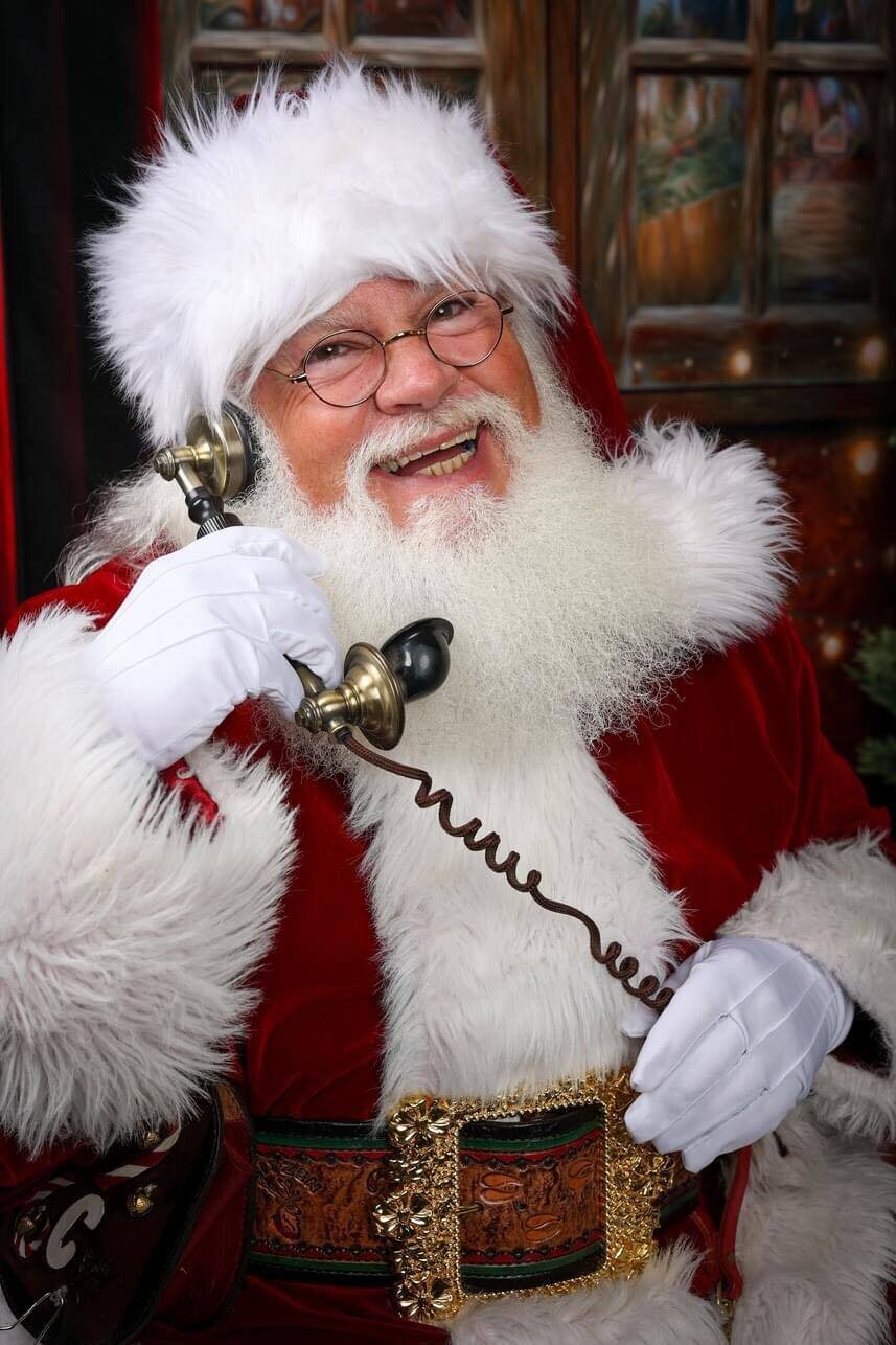Book Santa Claus North Carolina holiday phone call