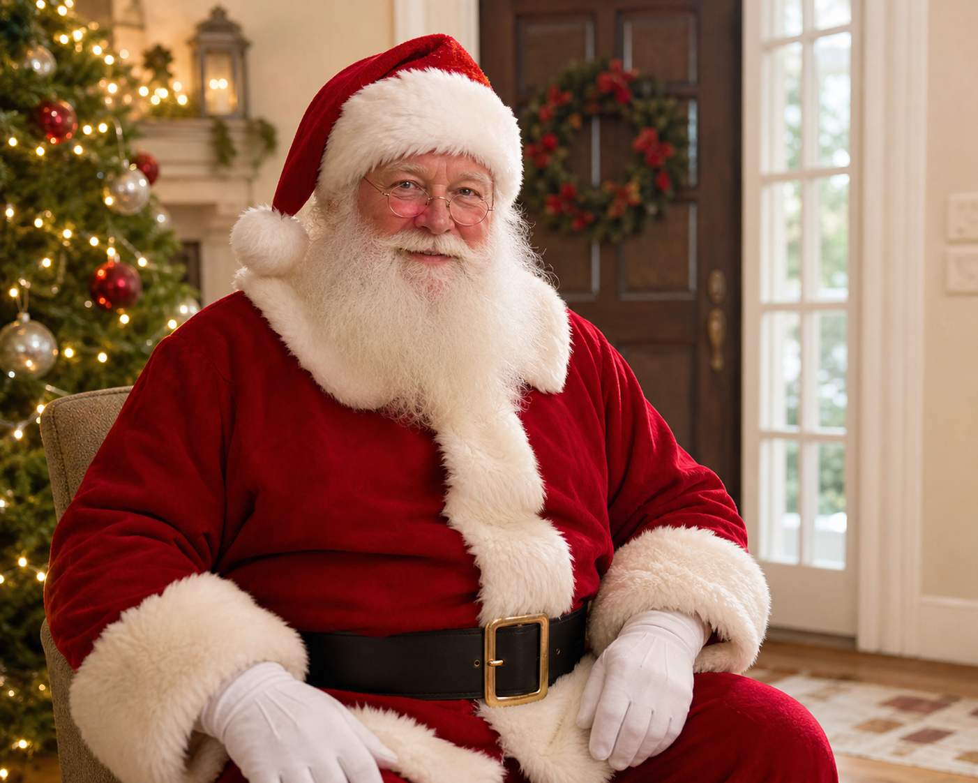 Orlando professional Santa Claus home visit performer