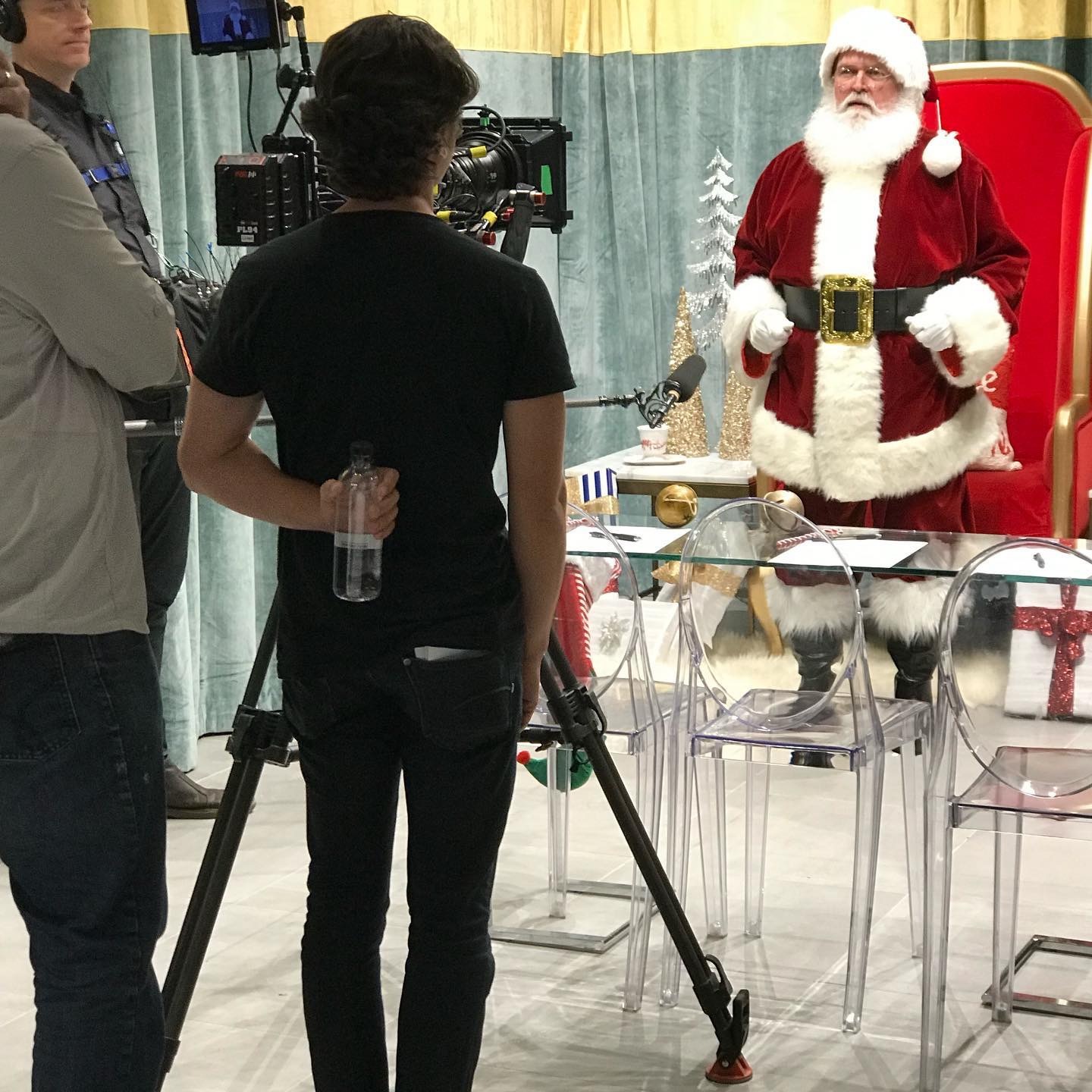 Professional Santa Claus Detroit media photo set appearance