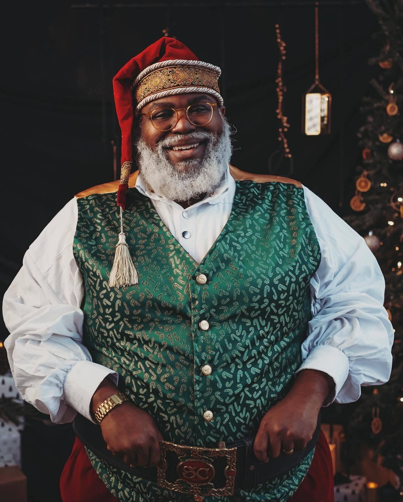 Professional Santa Claus North Carolina classic portrait
