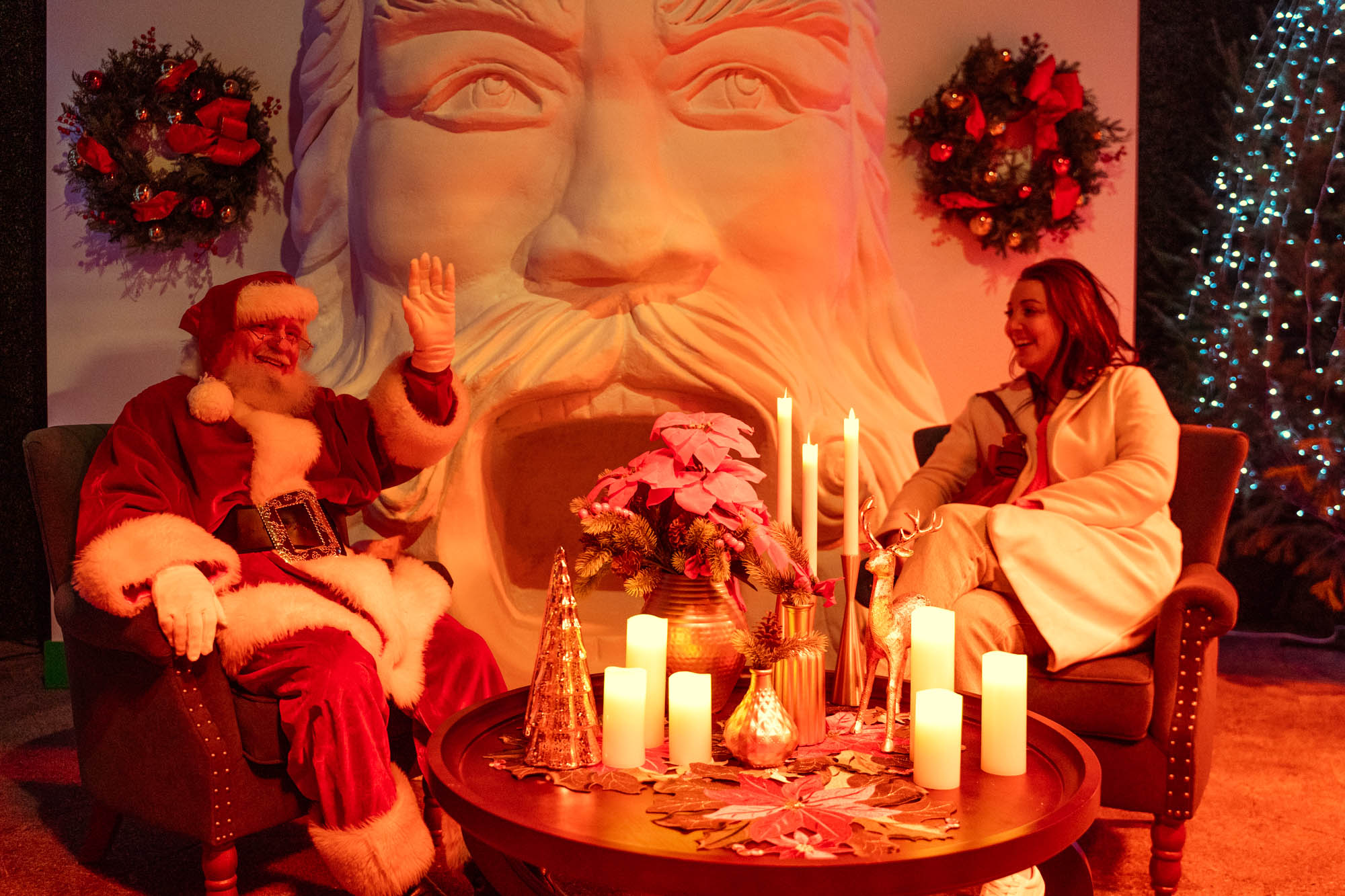 Professional Santa Claus San Antonio holiday event guest appearance