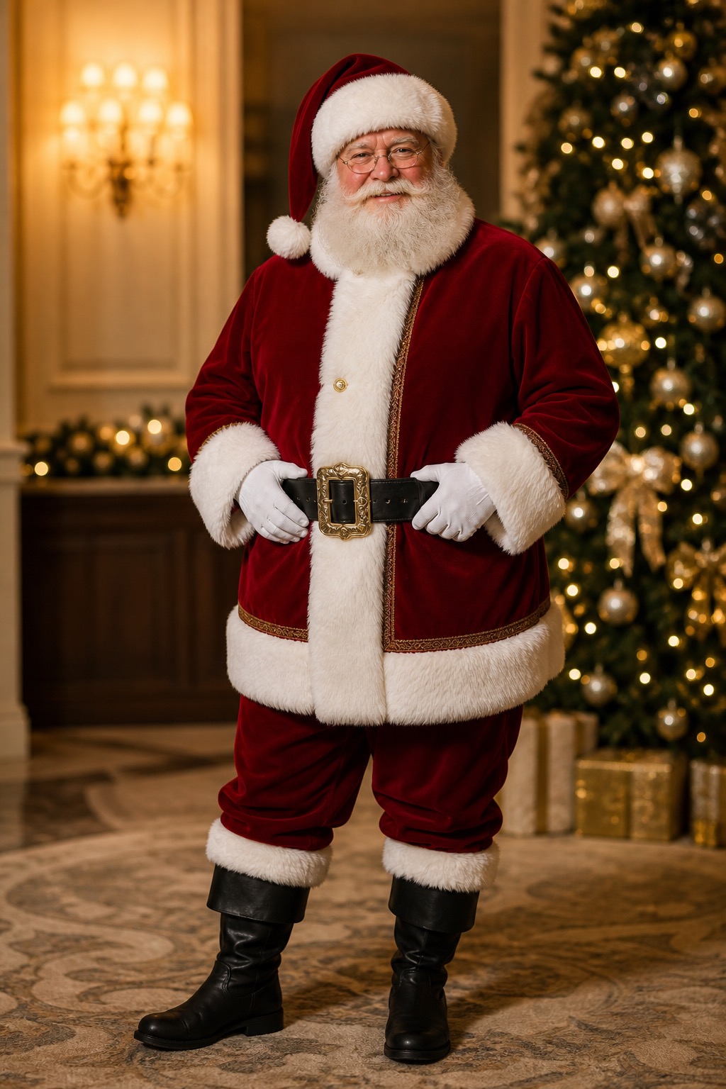 professional Santa Claus for hire in Nashville holiday event