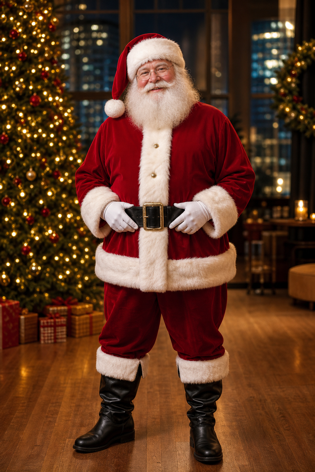 professional Santa Claus for hire in Minneapolis holiday event