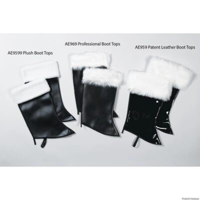 Deluxe plush Santa boot tops comparison for professional holiday performers nationwide